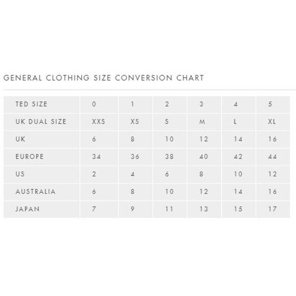 TED BAKER Barnabe Tiered Printed Mini Swing Dress Size 2 - Picture 9 of 9